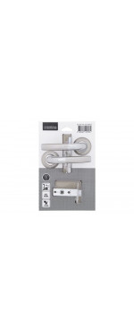 Комплект для двери Фабрика замков FZ SET 07L 100 SN/CP, Матовый никель