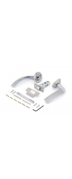 Комплект для двери Фабрика замков FZ SET 04L 100 SN/CP, Матовый никель