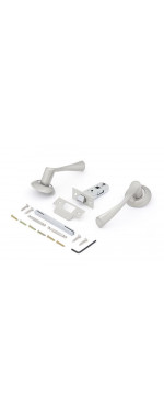 Комплект для двери Фабрика замков FZ SET 03L 100 SN/CP, Матовый никель