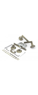 Комплект для двери Фабрика замков FZ SET 01L 170 BK AB, Античная бронза