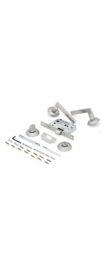 Комплект для двери Фабрика замков FZ SET 01L 170 BK SN, Матовый никель