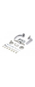 Комплект для двери Фабрика замков FZ SET 04L 170 BK SN/CP, Матовый никель