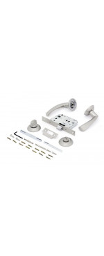 Комплект для двери Фабрика замков FZ SET 03L 170 BK SN/CP, Матовый никель