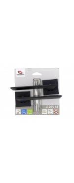 Дверная ручка Palladium Z 205 BB, Черный