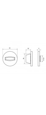 Накладка фиксатор Palladium Z 110 BK WP, Белый