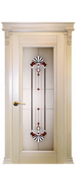 Межкомнатная дверь из массива Квадрона Люкс DOORS-OLA 